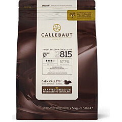 Callebaut Chocolade Callets Puur (Hoge Vloeibaarheid) 2,5 kg