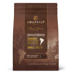 Callebaut Chocolade Callets Melk Arriba (39%) 2,5kg