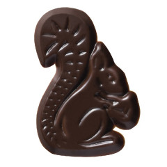 Callebaut Chocoladedecoratie Eekhoorntjes Puur 330st.