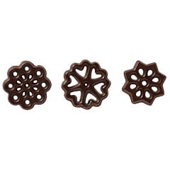 Callebaut Chocoladedecoratie Figurettes Ass. Puur 150st.