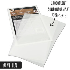 Chocoprint sheets Bonbon-formaat 2000-serie (50 vellen)