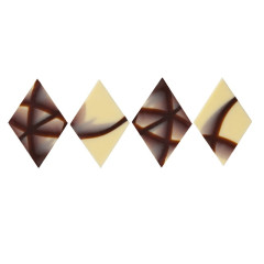 Callebaut Chocoladedecoratie Jura Ruit 400st.