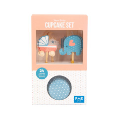 PME Cupcake Set New Baby 24st.