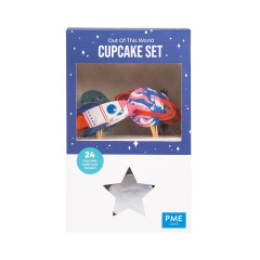 PME Cupcake Set Out of this World Space 24st.