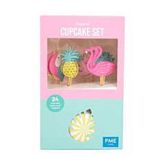 PME Cupcake Set Tropical 24st.