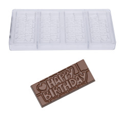 Chocolademal Chocolate World Tablet Happy Birthday (4x)