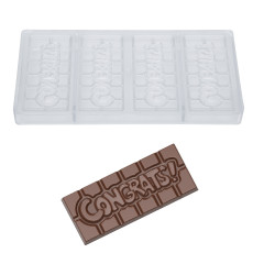 Chocolademal Chocolate World Tablet Congrats (4x) 118x50mm**