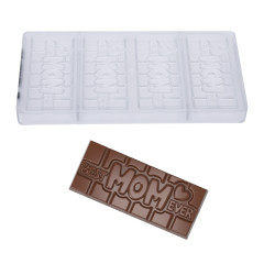 Chocolademal Chocolate World Tablet Best Mom (4x) 118x50mm