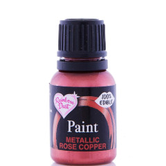 RD Metallic Food Paint Metallic Rose Copper 25ml