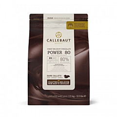 Callebaut Chocolade Callets Extra Puur (80%) 2,5kg