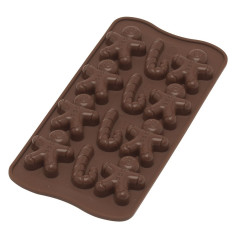 Silikomart Siliconen Bonbonvorm Gingerbread (15x) 4,3x3,5cm