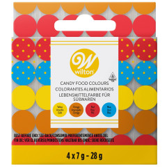 Wilton Chocolade Kleurstof Candy Colors Set/4 (olie basis)