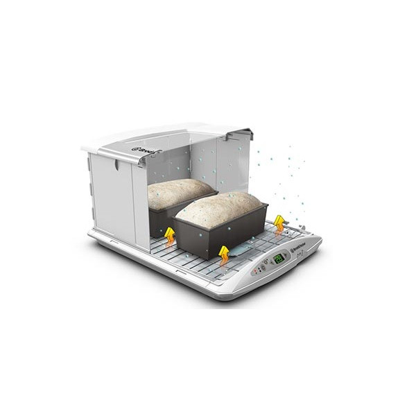 Brod & Taylor Proofer Pieghevole – Anche Pentola Lenta, Bianco, Con Controllo Di Temperatura E Umidità Per Lievitazione E Yogurt