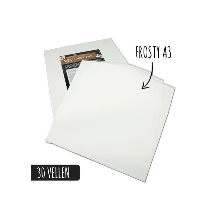 Frosty sheets A3-formaat (30 vellen)