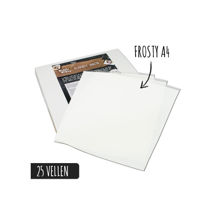Frosty sheets 2.0 A4-formaat (25 vellen)
