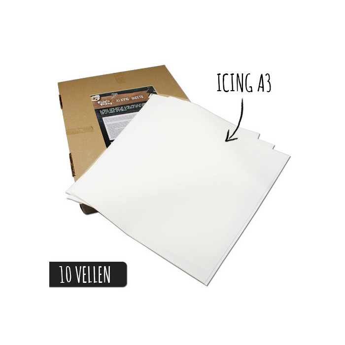 Icing sheets A3-formaat (10 vellen)