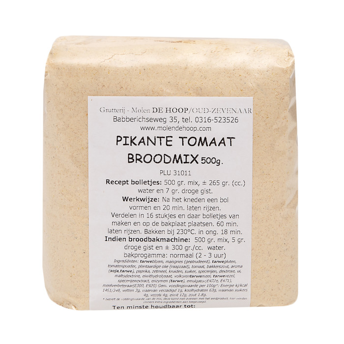 Molen de Hoop Pikante Tomaat Broodmix 500 gr