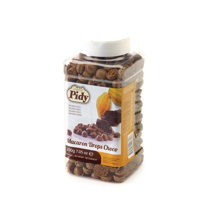 Pidy Mini Macarons Chocolade 200 gram