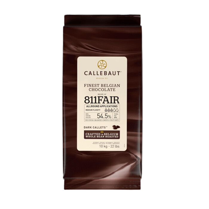 Callebaut Chocolade Callets Fairtrade Puur (811) 10 kg