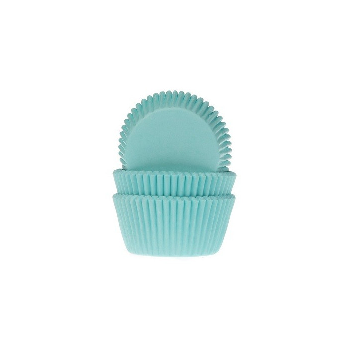 Cupcake Cups HoM Turquoise 50x33mm. 50 st.
