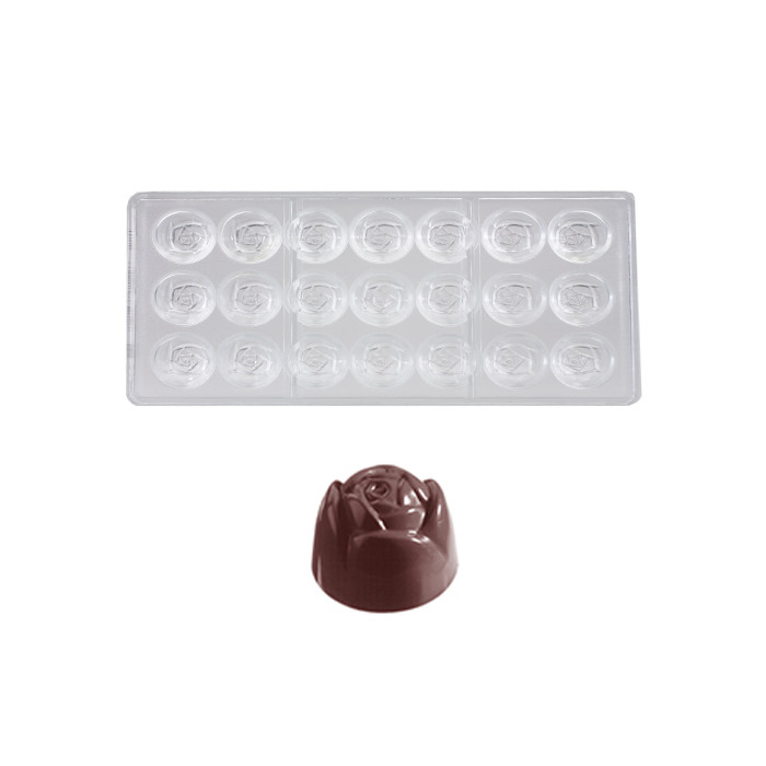 Bonbonvorm Chocolate World Roos (21x) 28x20 mm