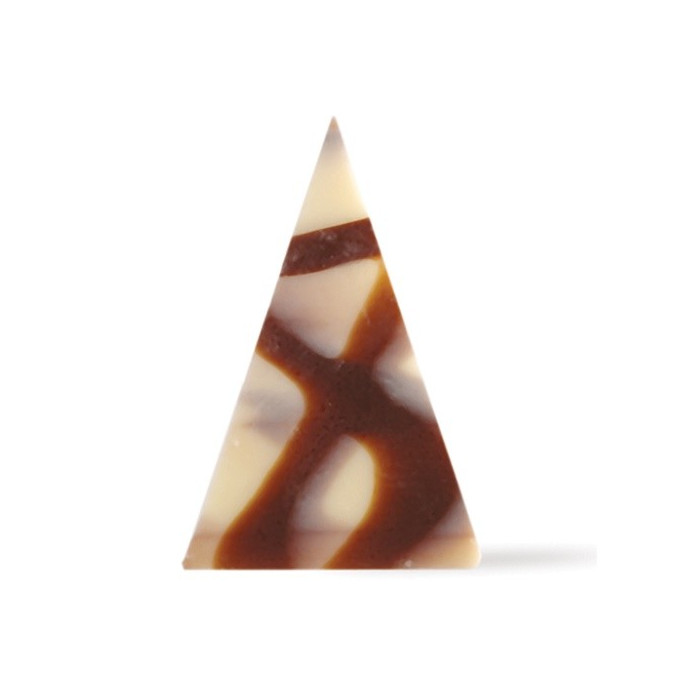Dobla Chocoladedecoratie Driehoek Puur/Wit (290 stuks)