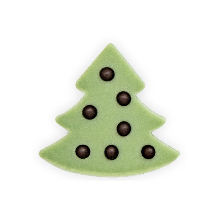 Callebaut Chocoladedecoratie Kerstboom Groen 192st.