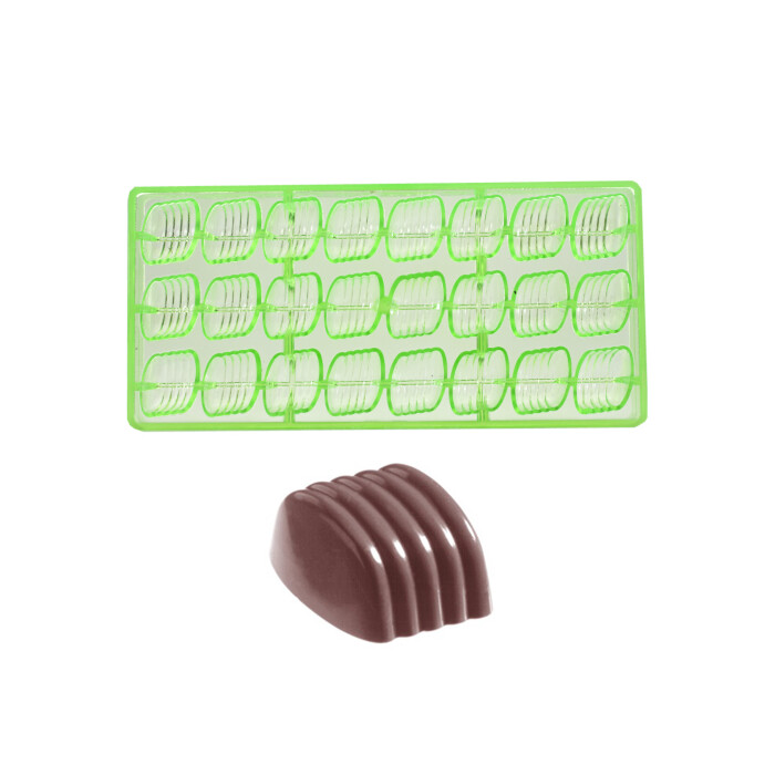 Bonbonvorm Chocolate World GL Boog (24x) 30x27x19mm