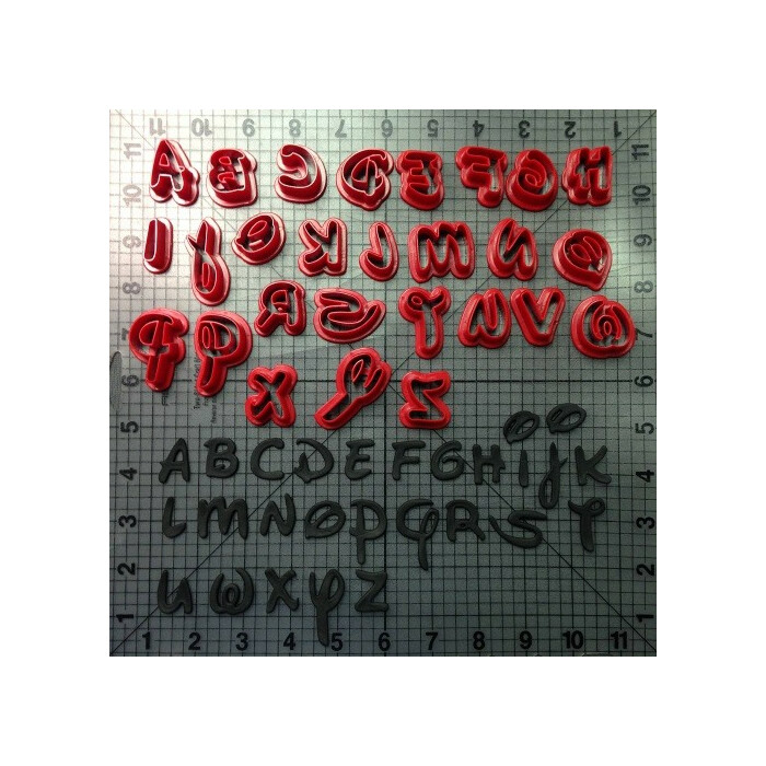 Koekjes uitsteker Disney Alfabet kleine letters 30mm
