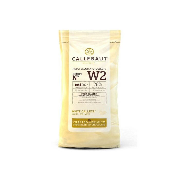 Callebaut Chocolade Callets Wit (W2) 10 kg