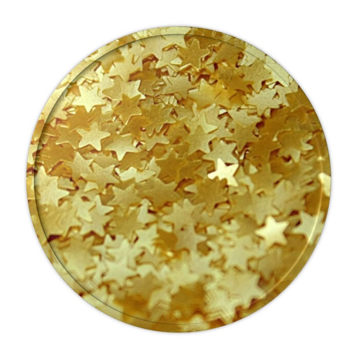 RD Eetbare Glitters Sterren Goud 1,4 gram