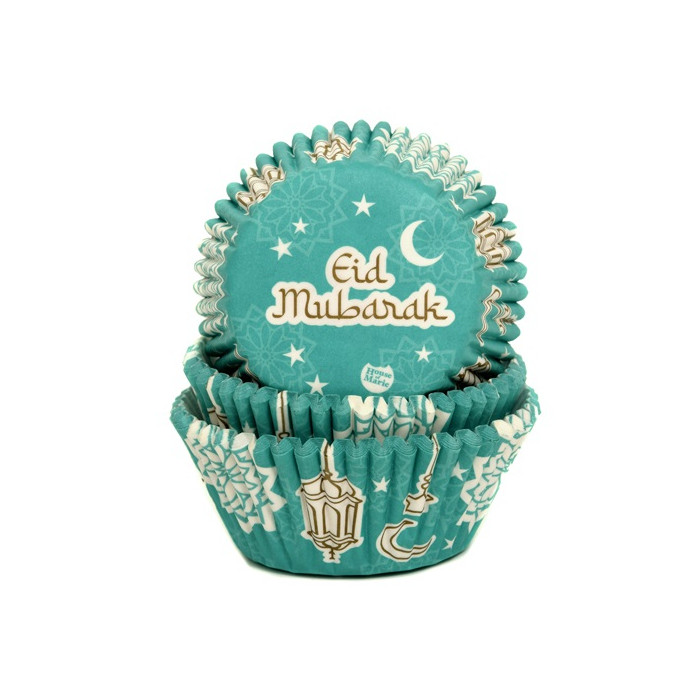 Cupcake Cups HoM Eid Mubarak 50x33mm. 50st.