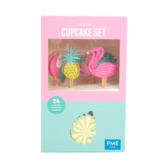 PME Cupcake Set Tropical 24st.