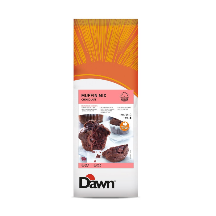 Dawn Muffin Chocolade mix 3,5kg