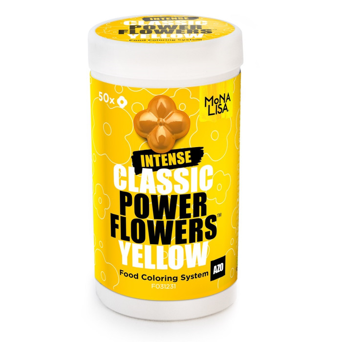 Power Flowers Classic Intense Geel (AZO) 50gr