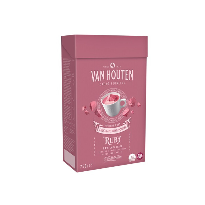 Van Houten Hot Chocolate Ruby 750g