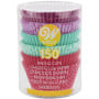 Wilton Cupcake Cups Roze/Turquoise/Paars 150st.