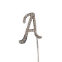 Taarttopper diamant letter A 45mm**