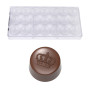 Bonbonvorm Chocolate World Praline Kroon (21x) Ø30,5x16mm