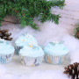 Cupcake Cups PME Winter Bloemen 30 stuks