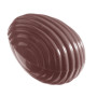Bonbonvorm Chocolate World Gestreept Ei (32x) 32x22x11mm