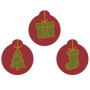 Callebaut Chocoladedecoratie Christmas Time 252st.