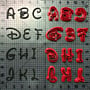 Koekjes uitsteker Disney Alfabet hoofdletters 45mm