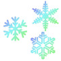 JEM Sjabloon Sneeuwvlokken (Frozen) Set/3