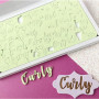 Sweet Stamp Curly Letters Set