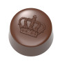 Bonbonvorm Chocolate World Praline Kroon (21x) Ø30,5x16mm