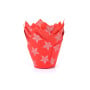 Muffin Cups HoM Tulp Sterren Rood 36st.