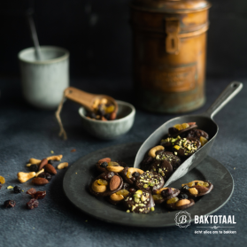 Healthy chocoladeflikken met noten recept
