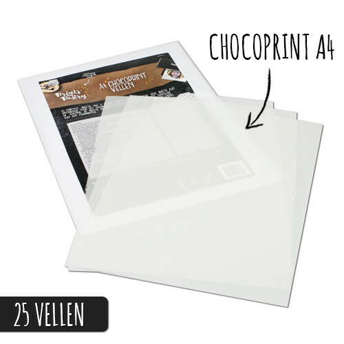 Chocoprint sheets A4-formaat (25 vellen)