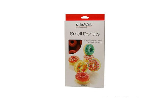Silikomart Siliconen Bakvorm Mini Donuts Ø4,5-1,5x1,8cm (15)